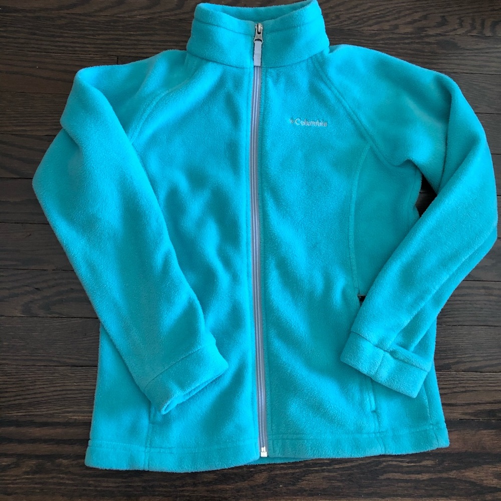 Columbia kids sweater girls blue